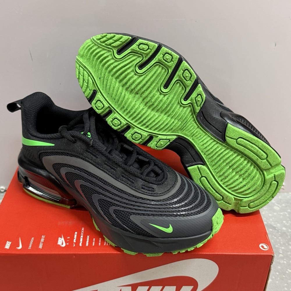 Nike Air Max Fire GS Black Green Kids 6Y Casual Shoes IF2622-003 NEW